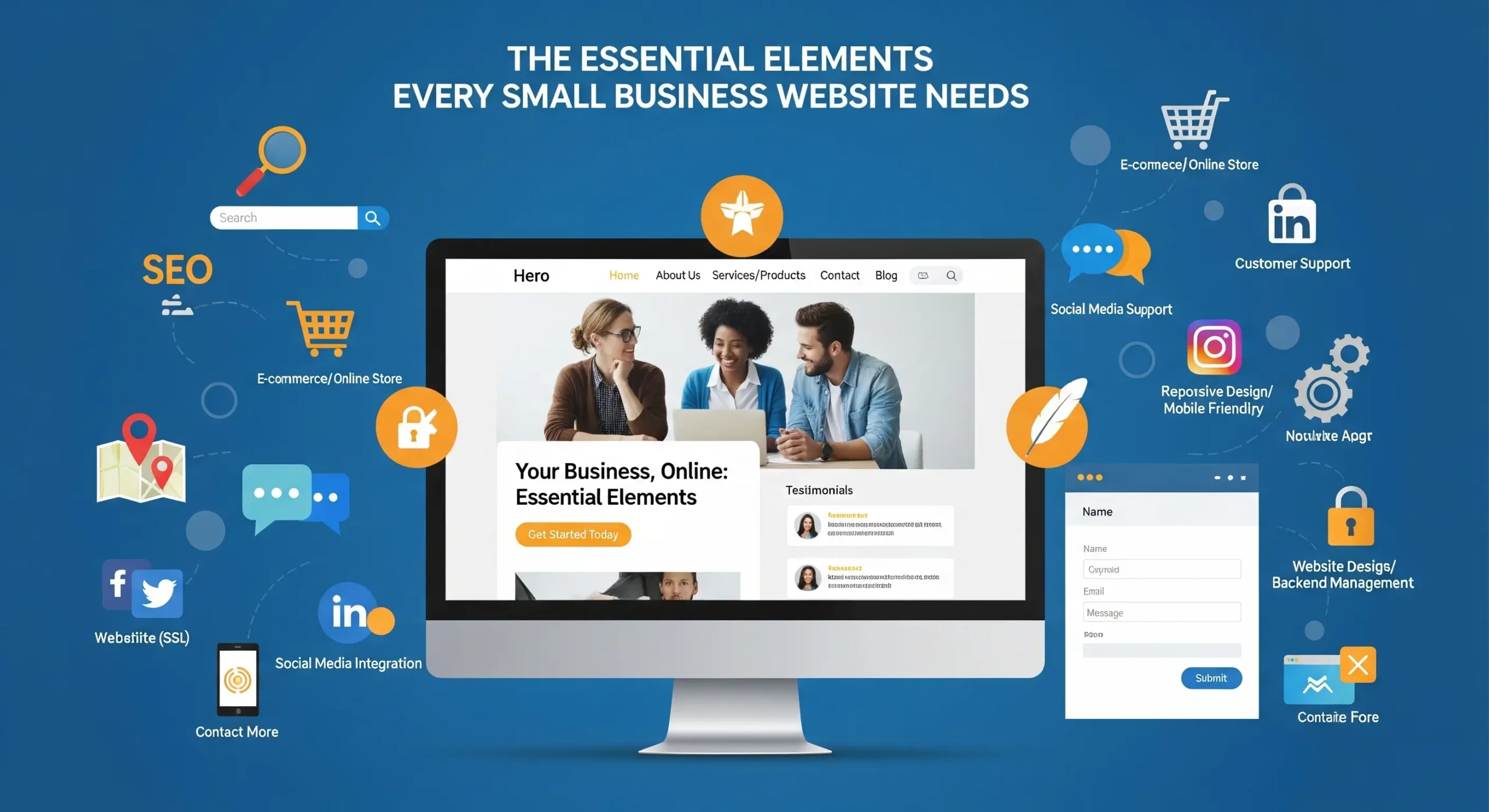 small business website