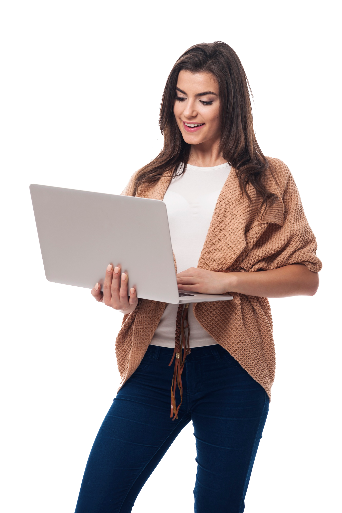 Woman with laptop